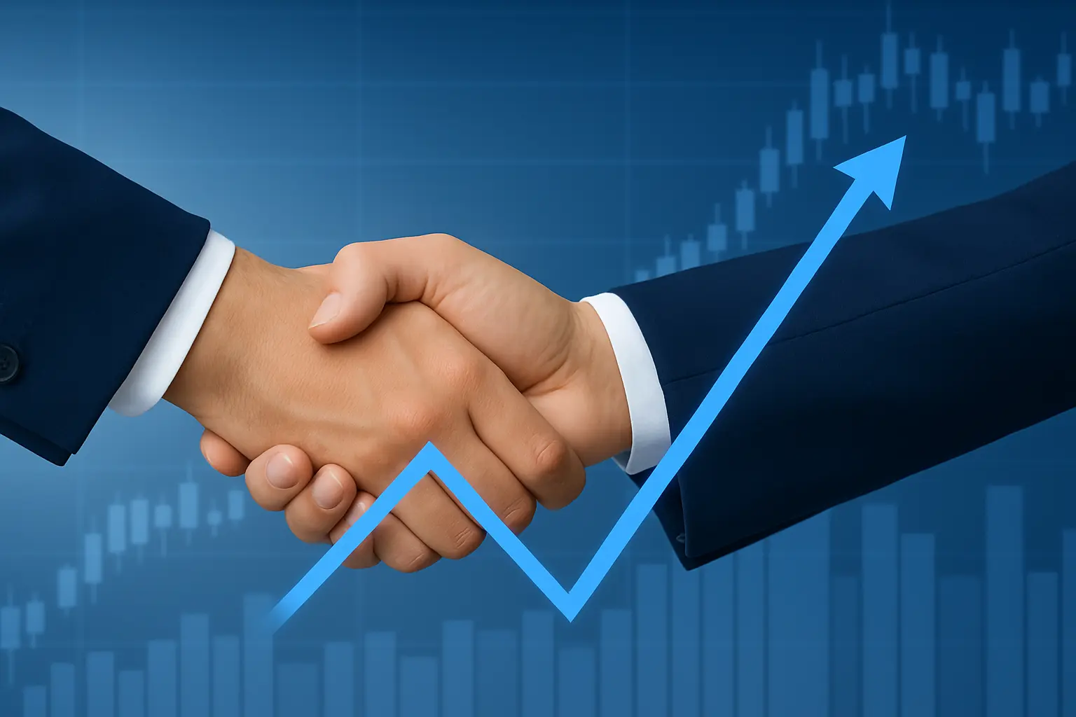 Stock market illustration